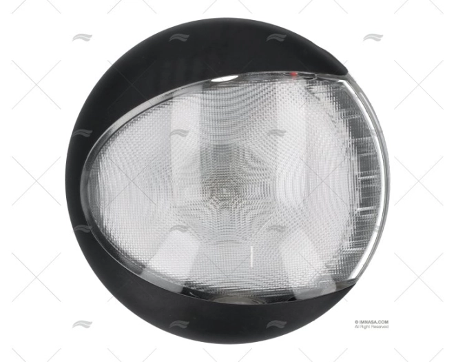 LUCE DA SUPERFICIE LED NERA 9-33V BIANCA MO HELLA MARINE