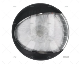 LUCE DA SUPERFICIE LED NERA 9-33V BIANCA MO HELLA MARINE