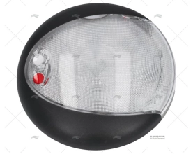 LUZ SUPERFÍCIE LED PRETA 9-33V BRANCO/VM HELLA MARINE