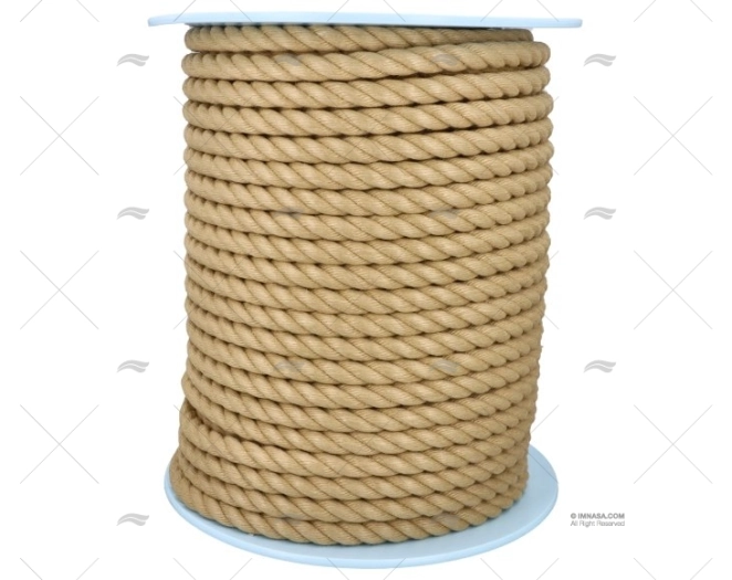 ROPE  HISTORIC 24mm HEMP / DRUM 100MT LIROS
