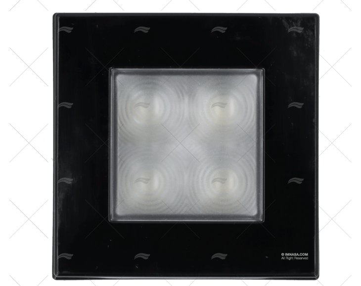 PLAFON DE CORTESIA PRETO 12V HELLA MARINE