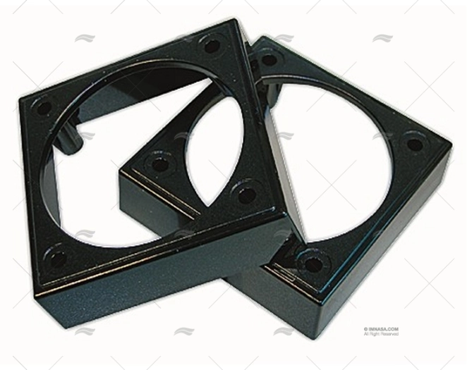 SUPPORTO PLAFONIERA CROMATO / KIT 2 HELLA MARINE
