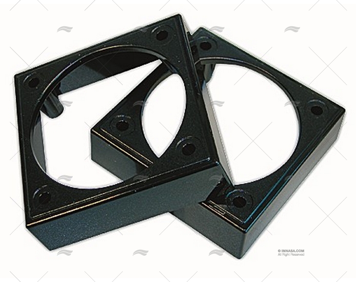 SUPPORTO PLAFONIERA CROMATO / KIT 2 HELLA MARINE