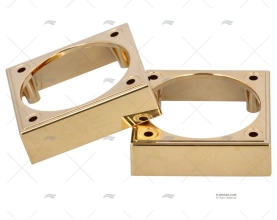 SUPPORTO PLAFONIERA DORATA / KIT 2 HELLA MARINE