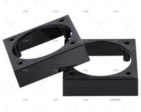 SUPPORTO PLAFONIERA NERO / KIT 2 HELLA MARINE