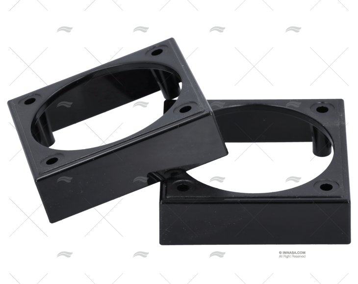 SUPPORTO PLAFONIERA NERO / KIT 2 HELLA MARINE