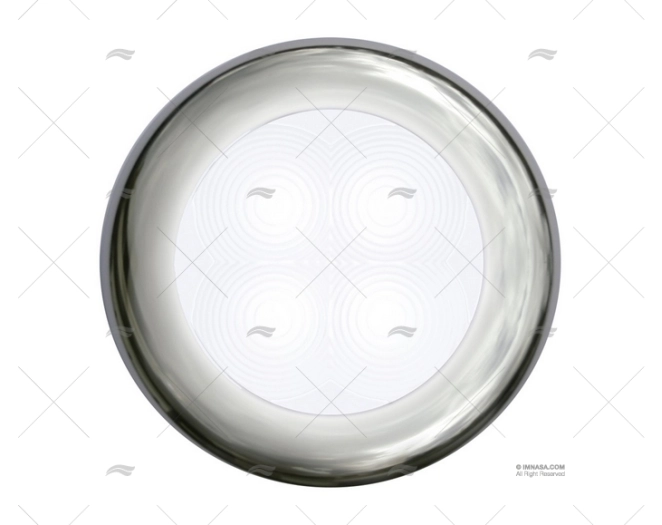 LUCE RAKINO LED 28LUX 24V PLASTICA BIANCA HELLA MARINE