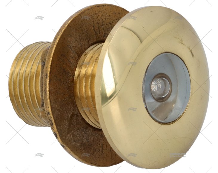 LED INDUS 10-30V OTTONE LUCIDATO/BLU FORESTI SUARDI