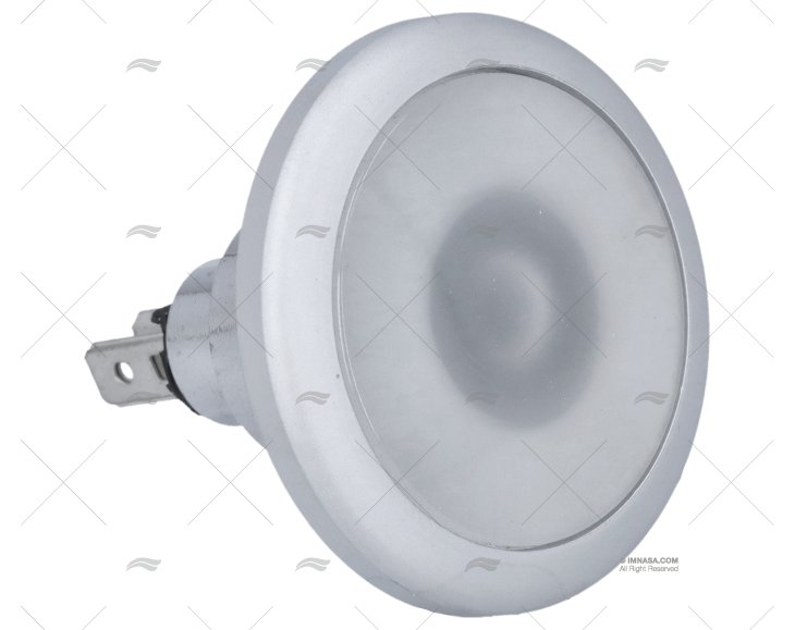 LUZ INTERIOR PYXIS-R CROMADO PEROLADO/TRANSPARENTE FORESTI SUARDI