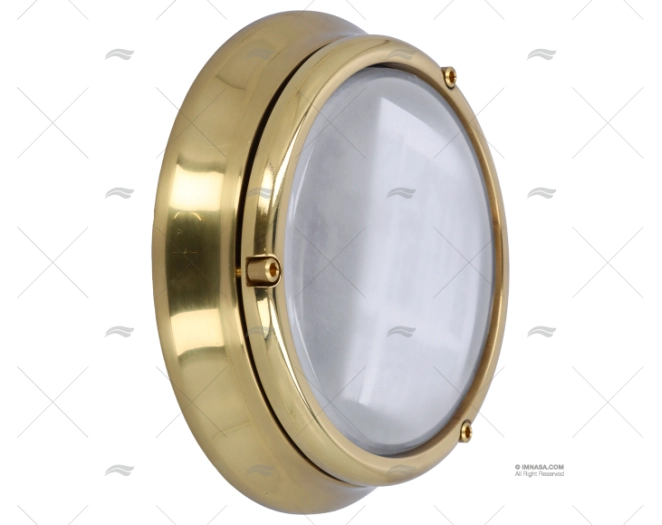 PLAFON LUZ INTERIOR VELA LATÃO POLIDO FORESTI SUARDI