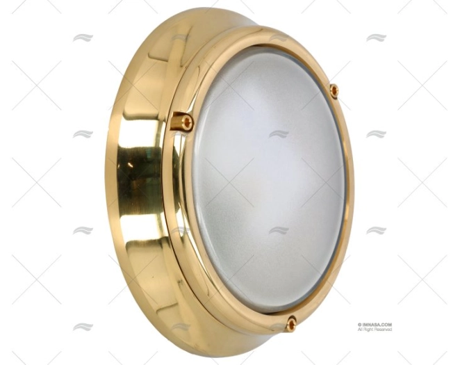 PLAFONIERA LUCE INTERNA VELA OTTONE LUCIDATO FORESTI SUARDI