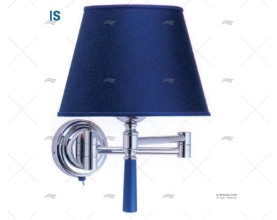 APLIQUE CABINE CYGNUS CROMADO/AZUL FORESTI SUARDI