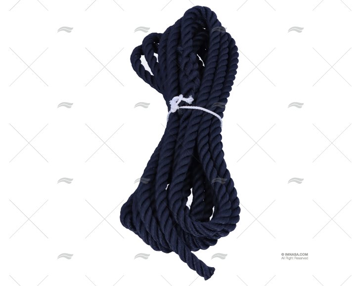 CORDAGE POLYESTER 12mm NAVY A/EPISSURE 1