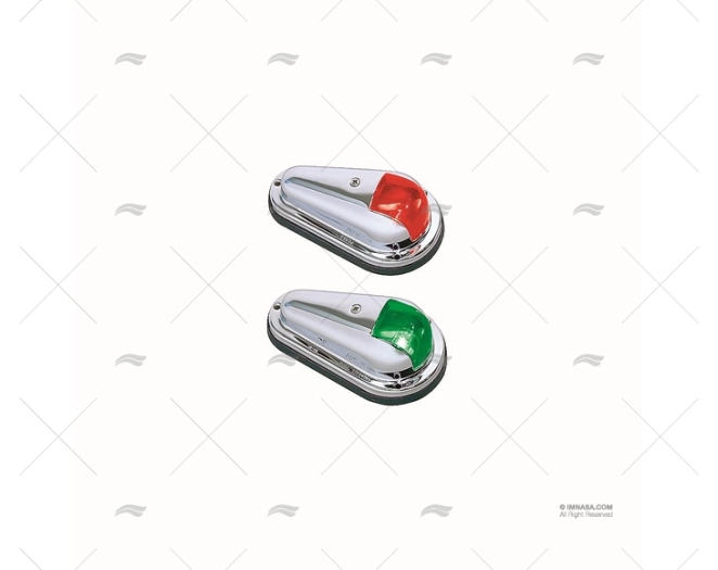 LUCE NAVIGAZIONE PERKO CROMATA12V SET.