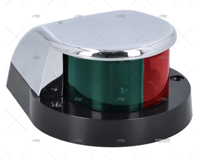 BICOLOUR NAV. LIGHT 12V 5W 100X79 CHROME