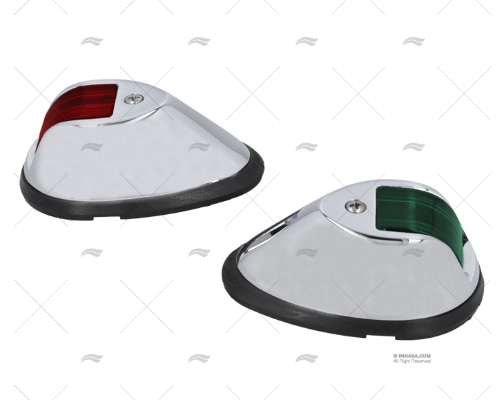 LUZ  PERKO VERTICAL CROMADA 12V JGO