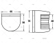 STARBOARD NAVIGATION LED LIGHT 12V