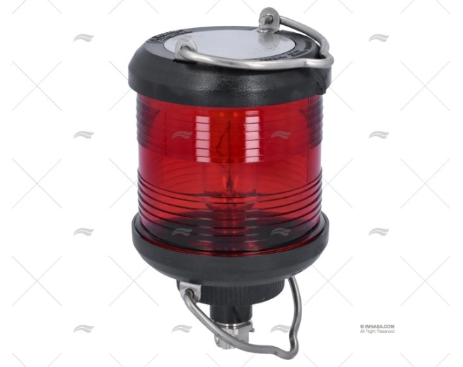 LUZ 360º    AS40 PRETA  CR.VERMELHO  12V 25W