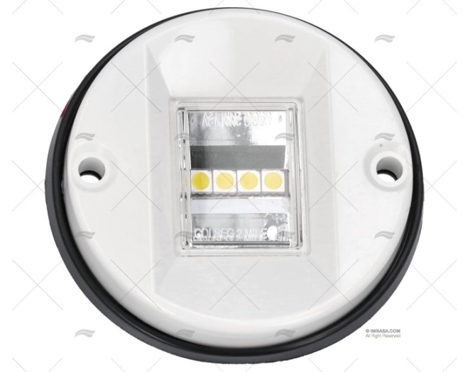 LUCE DI NAVIGAZIONE A LED 12V DIA.76 BIANCA
