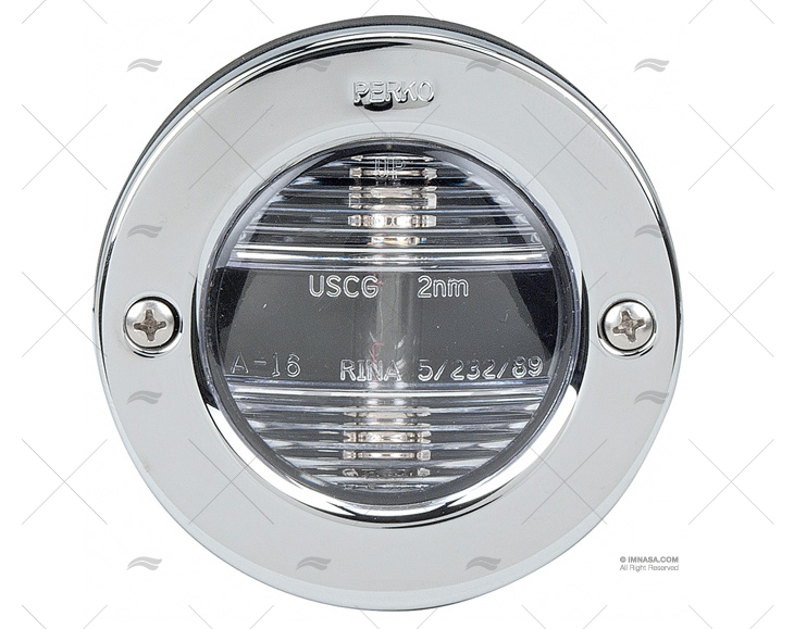 LUZ ALCANCE PERKO VERTICAL LATON CROMADO