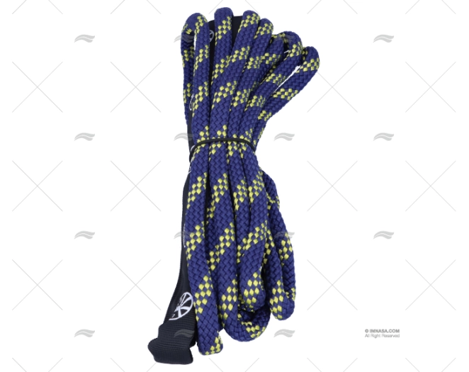 CIMA HANDY ELASTICO 12mm BLU/GIAL. 1x 6m LIROS