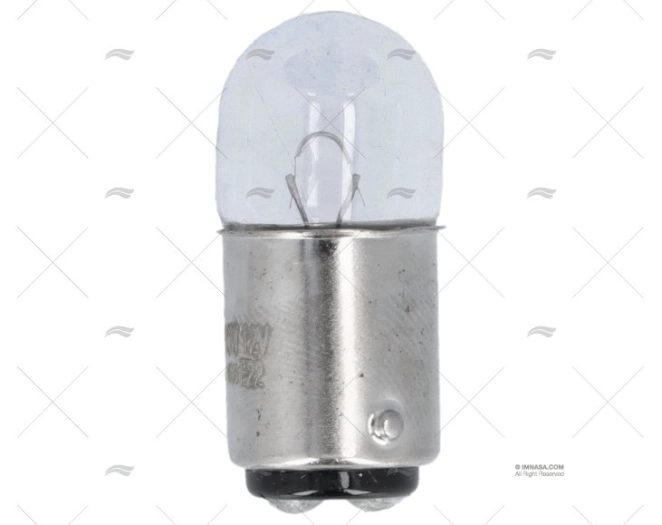 LAMPADINA BA15D  12V 10W 19x38 SFERICA