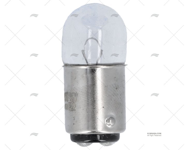 LAMPADINA BA15D  12V 10W 19x38 SFERICA