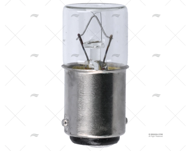 BOMBILLA BA15D  24V 10W 16X35 PLANA
