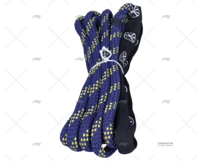 CIMA HANDY ELASTICO 14mm NAVY/GIAL. 1x 6m LIROS