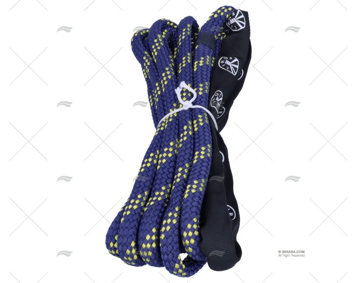 CIMA HANDY ELASTICO 14mm NAVY/GIAL. 1x 6m LIROS