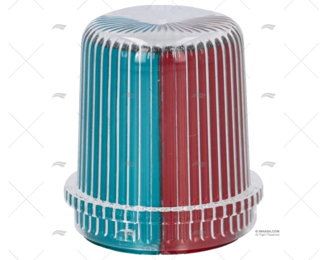 CRISTALLO ROSSO/VERDE PER LUCE TRICOLORE