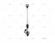 ANCHOR LIGHT 1250mm WITH BASE PERKO