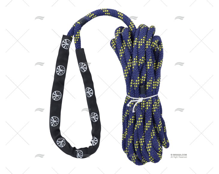 CABO HANDY ELÁSTICO 14mm NAVY/AMARELO. 1x10m LIROS