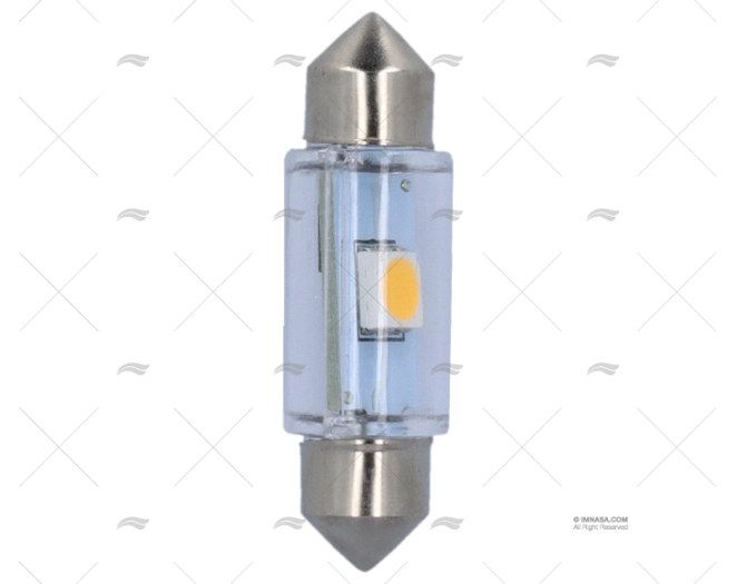 BOMBILLA FESTOON 12V  0,4W LED 30