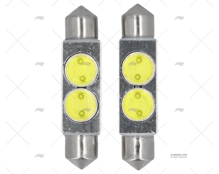 BOMBILLA FESTOON 12V  4  W 11x42 BLANCA