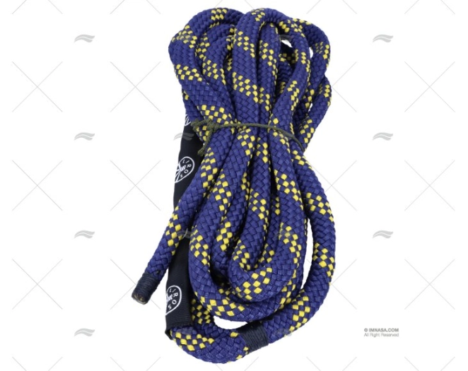 CIMA HANDY ELASTICO 16mm NAVY/GIALLO. 1x10m LIROS