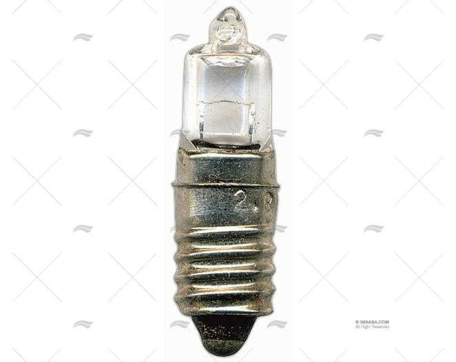 LAMPADINA E10   2,5V 2,3W ALOGENA
