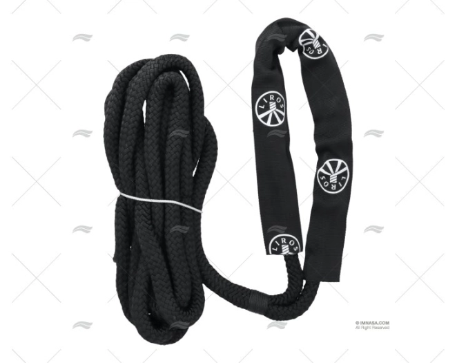 CABO HANDY ELÁSTICO 18mm PRETO      1x 6m LIROS