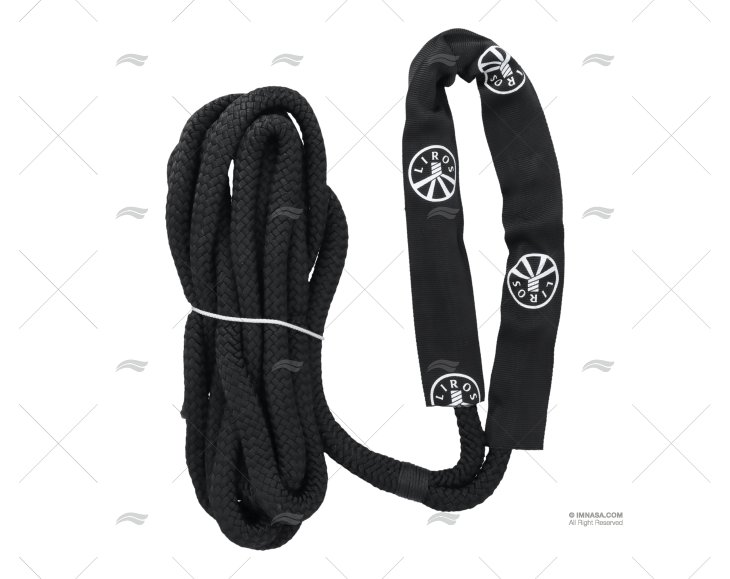 CABO HANDY ELÁSTICO 18mm PRETO      1x 6m LIROS