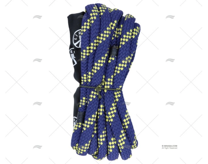 CORDAGE HANDY ELASTIC 18mm NAVY/JAUNE 1x LIROS CORDAGE HANDY ELASTIC 18mm NAVY/JAUNE 1x LIROS