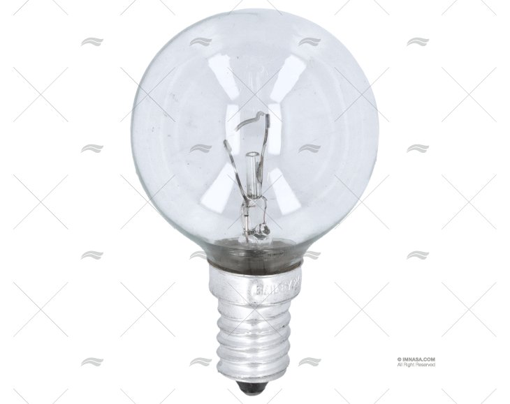 ROUND-LAMP SPARE CLEAR E-14 24V/40W