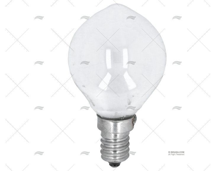 ROUND-LAMP SPARE OPAQUE E-14 220V/25W