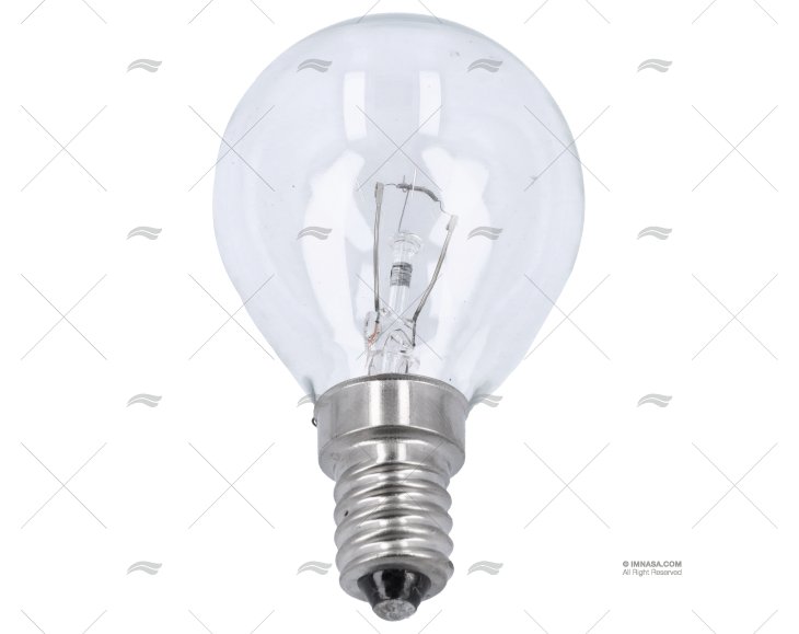 SPARE LAMP E14 12V 15W 45X70 SPHERICAL