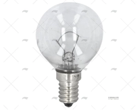 LAMPADINA E14  24V 60W 45X75 SFERICA