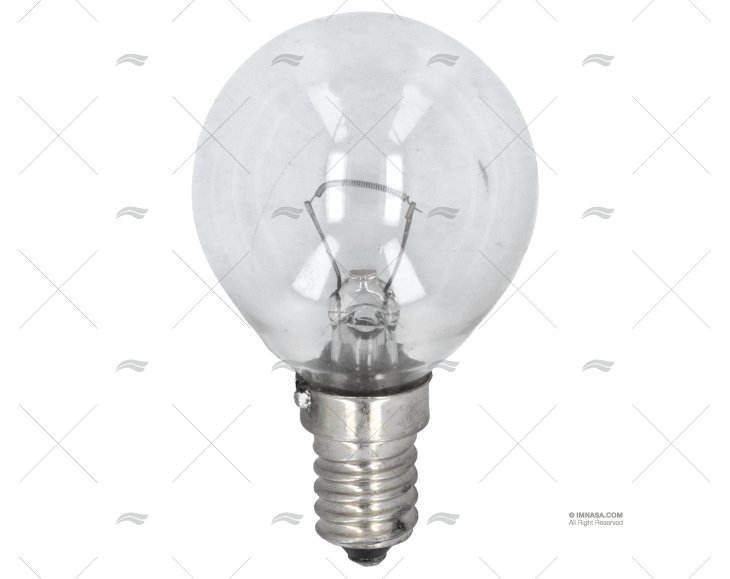 LAMPADINA E14  12V 60W 45X70 SFERICA