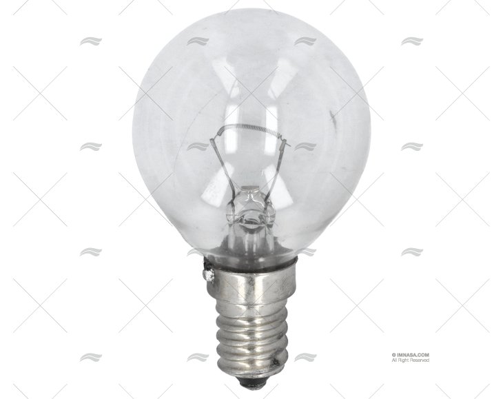 SPARE LAMP E14 12V 60W 45X70SPHERICAL