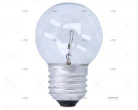 LAMPADINA E27  12V 40W SFERA TRASPARENTE