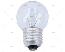 LÂMPADA E27  24V 25W ESFÉRICA TRANSPARENTE