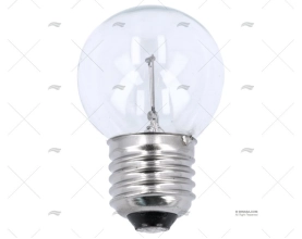 LÂMPADA E27  24V 40W ESFÉRICA TRANSPARENTE