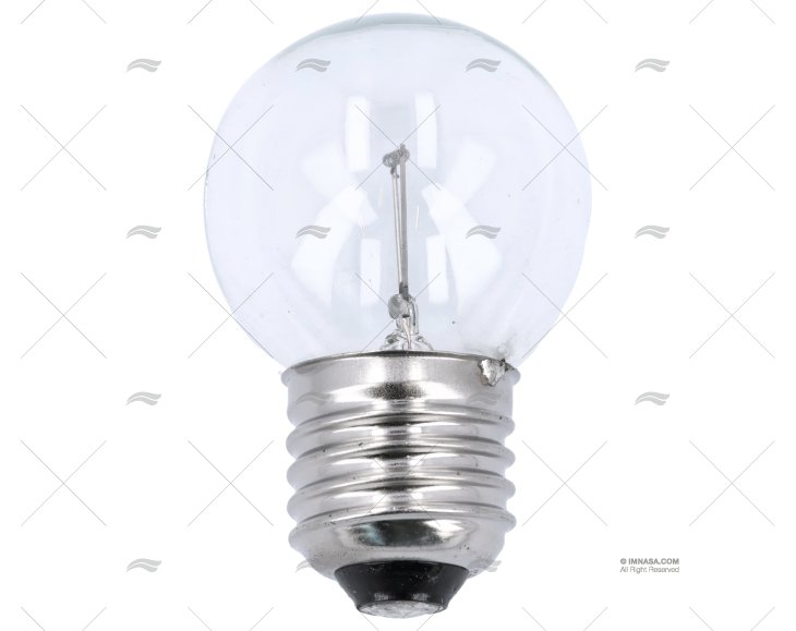 LÂMPADA E27  24V 40W ESFÉRICA TRANSPARENTE